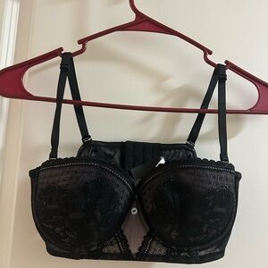 Adore Me Black Lace Bra